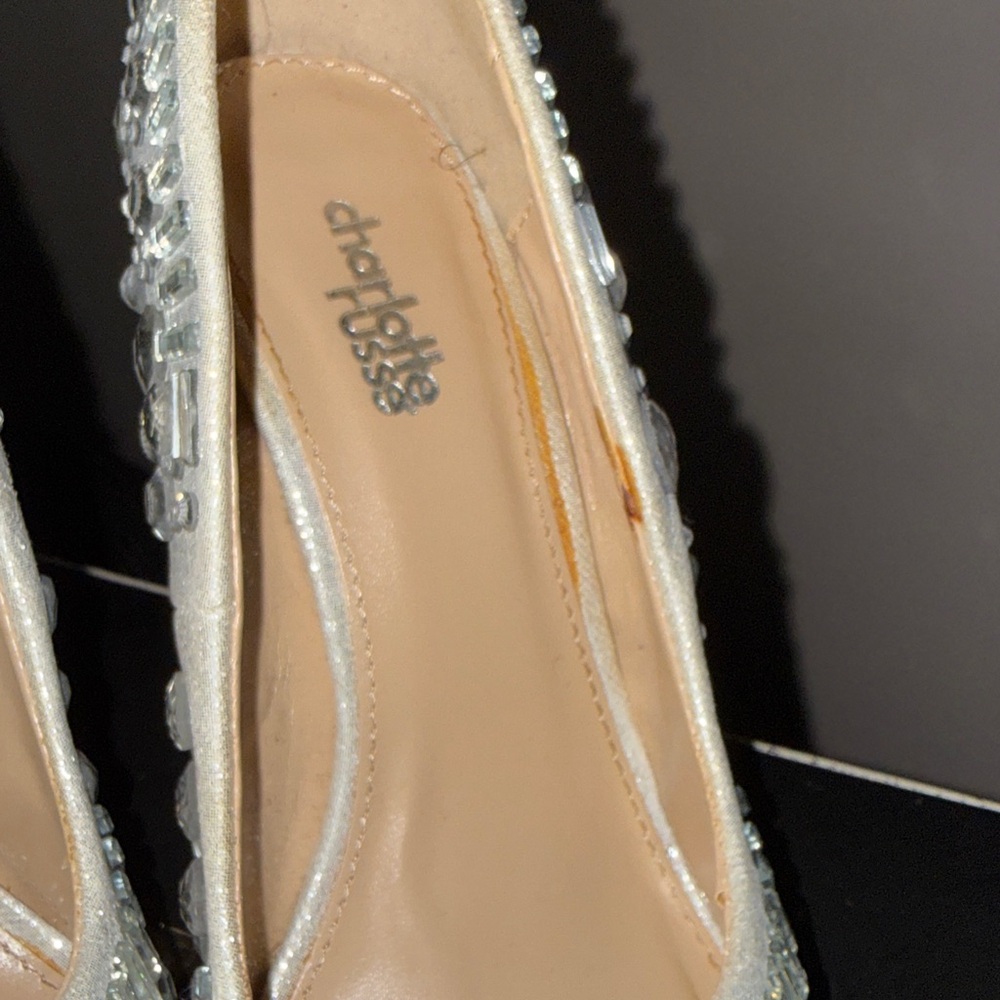 Dollhouse Silver Gemstone Heels - Picture 7 of 9